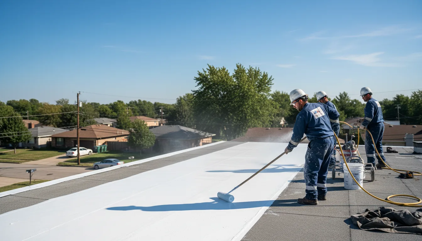 Commercial roof coating in Firestone, CO near me